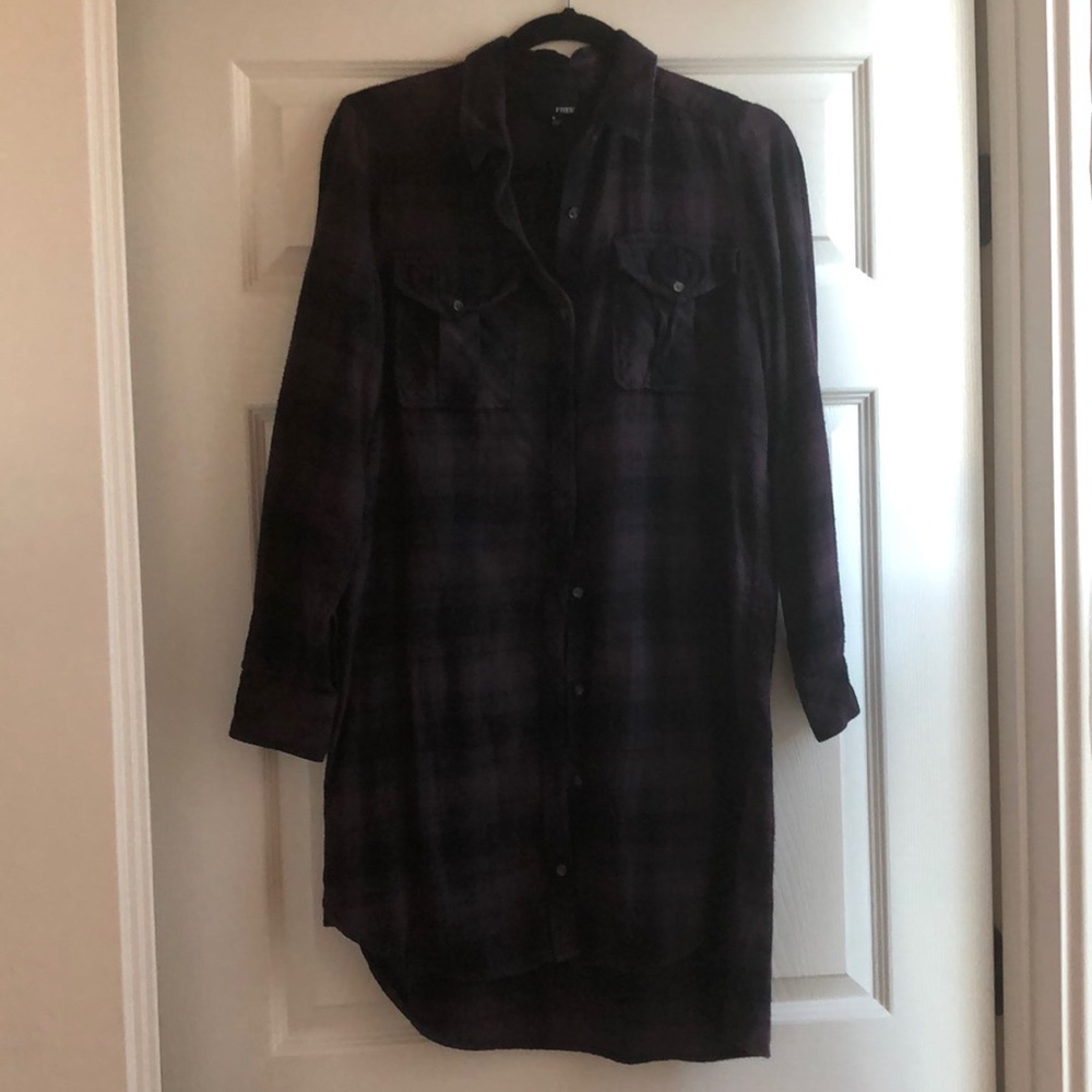 Wilfred Free Aritzia Small Flannel Tunic